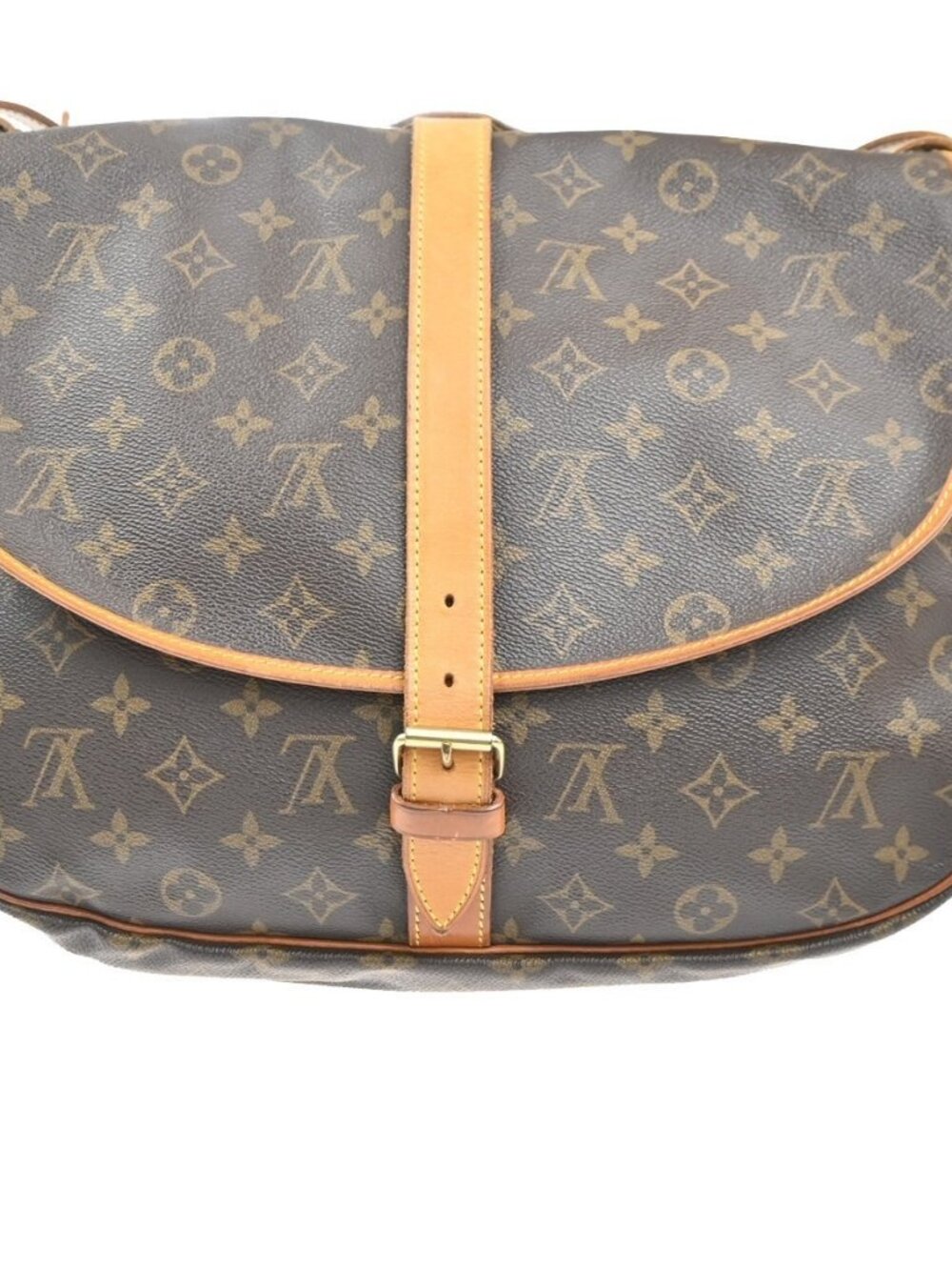 LOUIS VUITTON Saumur 35 Shoulder Bag Monogram Leather BN France M42254 74KC864 - Picture 3 of 16